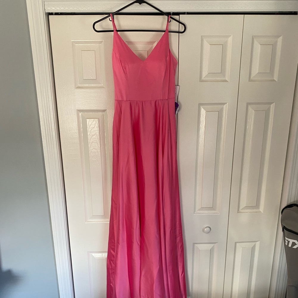 Pink prom dress